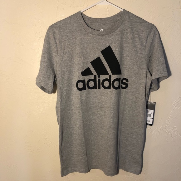 Adidas Grey Tee - Picture 2 of 3
